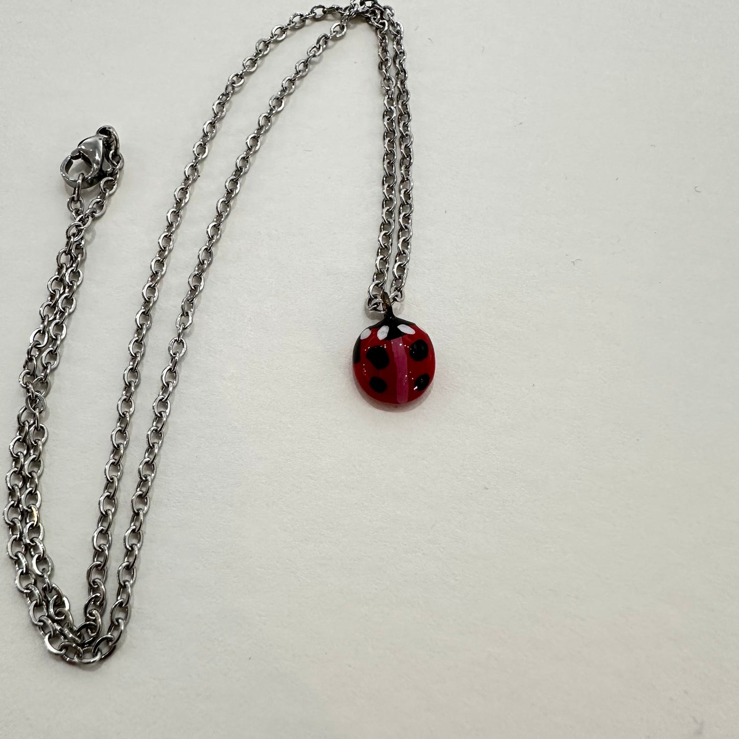 Ladybug Necklace by Eva Lund