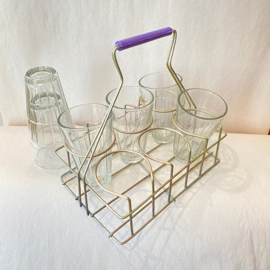 Chai Rack with 6 Glasses