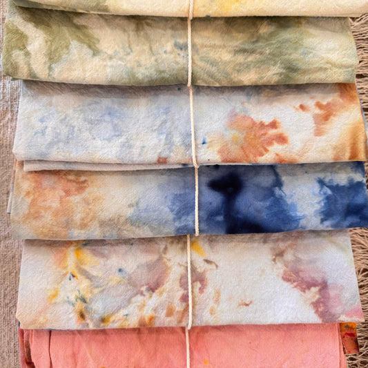 Hand Dyed Tea Towel