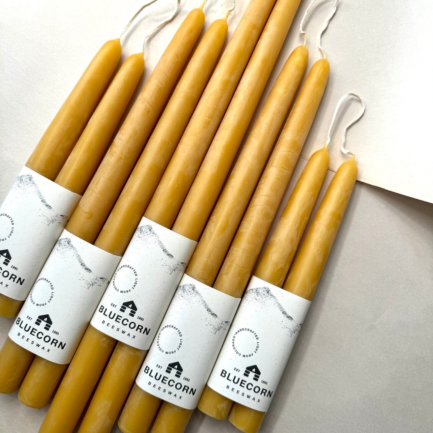 Pure Beeswax Taper Candles