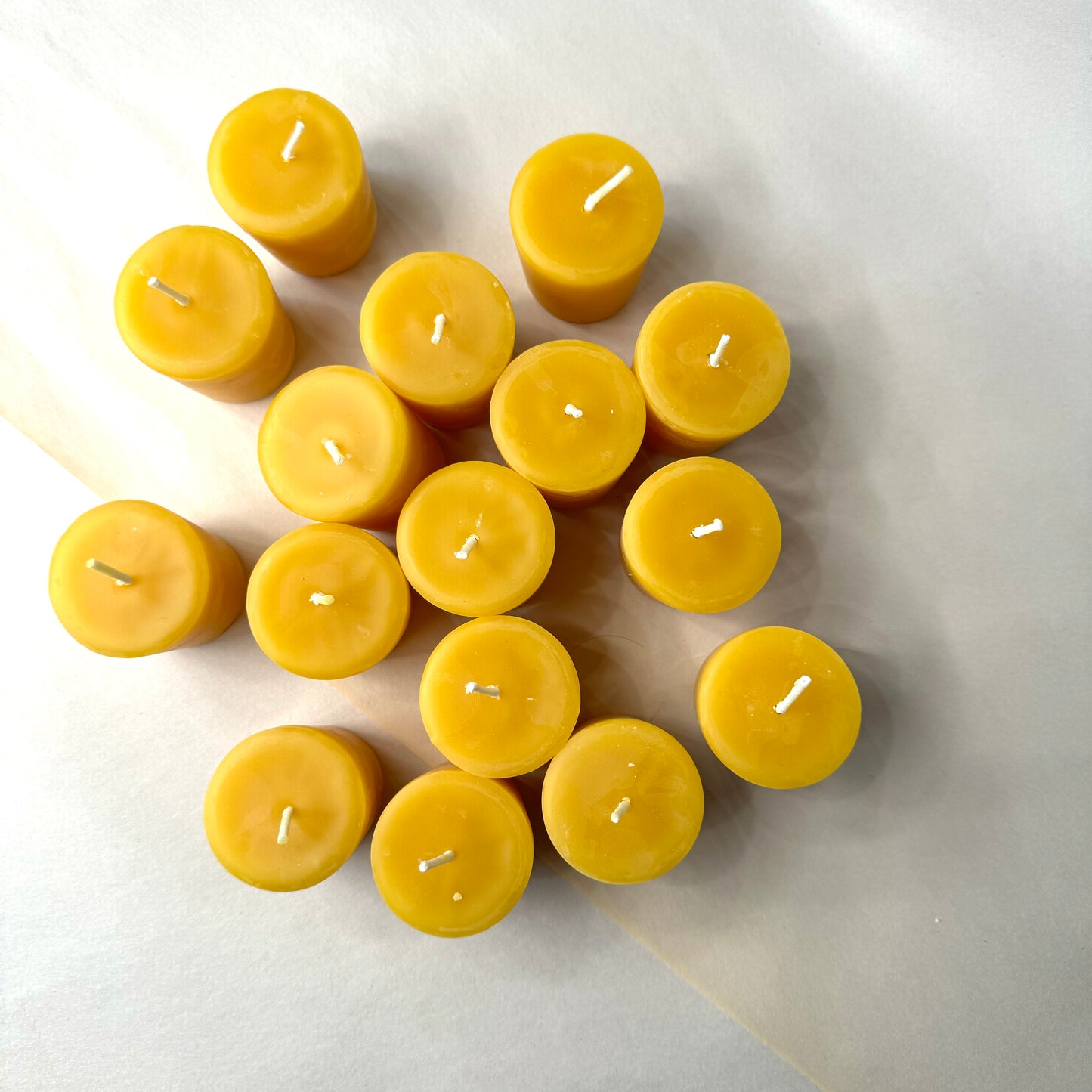Pure Beeswax Votive Candle