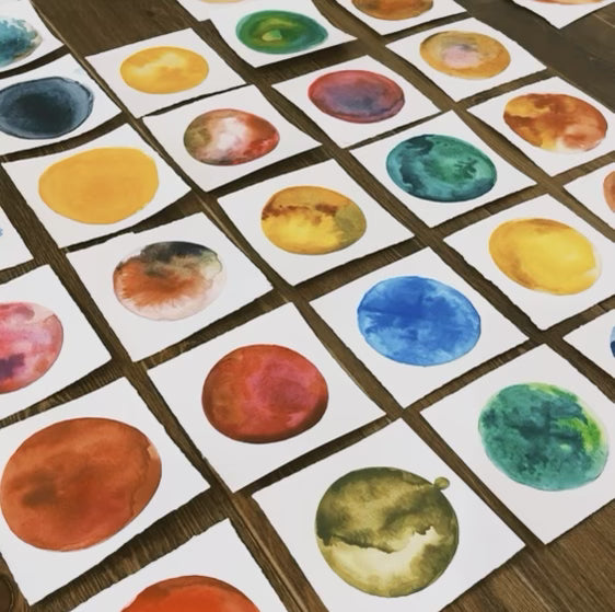 11/26 Watercolor Moons with Amelia Morton 5pm - 7pm