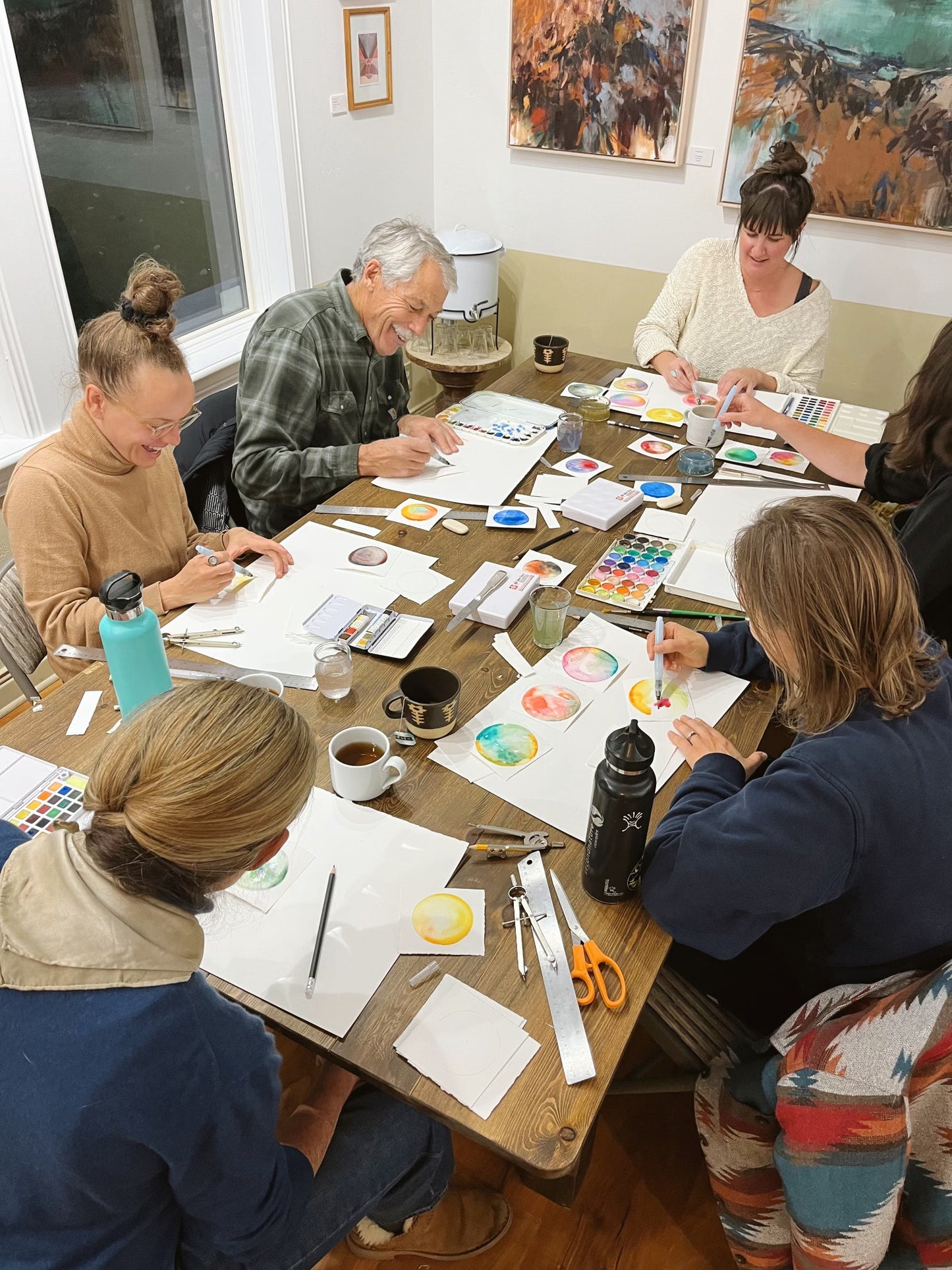 02/24 - Watercolor Moons with Amelia Morton 5pm - 7pm