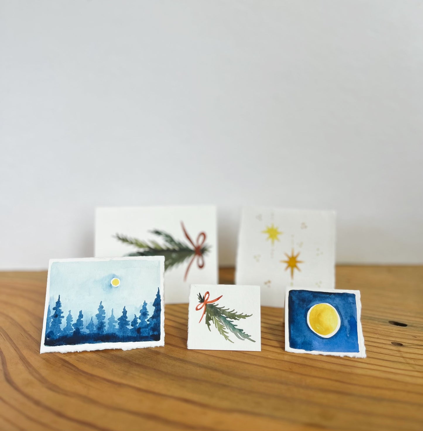 12/02 - Sprigs + Stars Watercolor Gift Tags with Amelia Morton 4pm-6pm